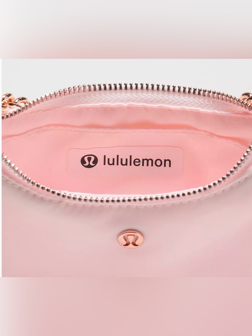 lululemon City Essentials Soft Pink Chain-Handle Mini Shoulder Bag - Picture 3 of 8